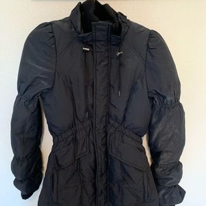 Free People Black Puffer Jacket